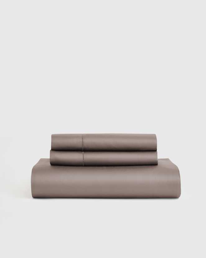 Stone Signature Giza Cotton Sateen Fitted Sheet Set
