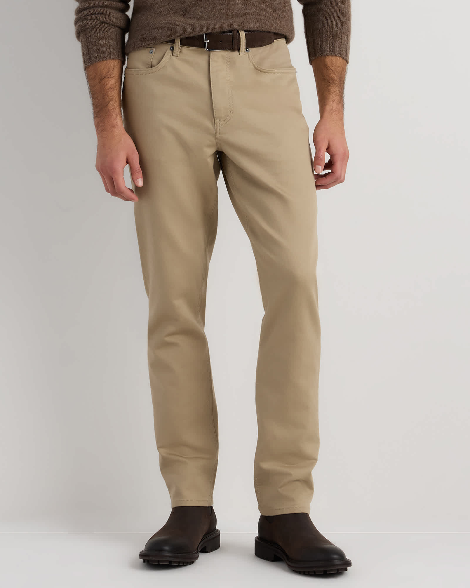 sand-dune Comfort Stretch Traveler 5-Pocket Pants - Athletic Tapered