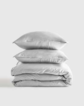 Grey duvet cover set