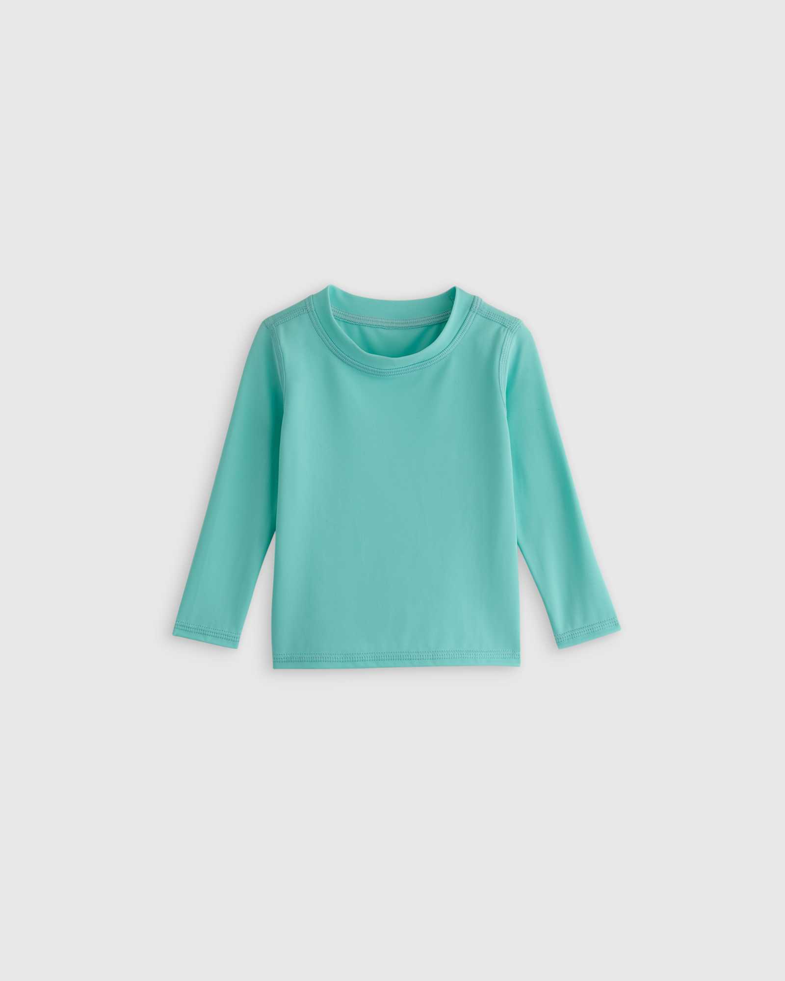 frozen-blue Long Sleeve Rash Guard