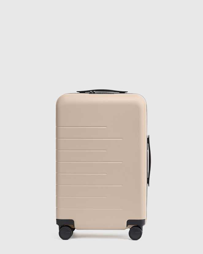 Tan Small Carry-On Suitcase