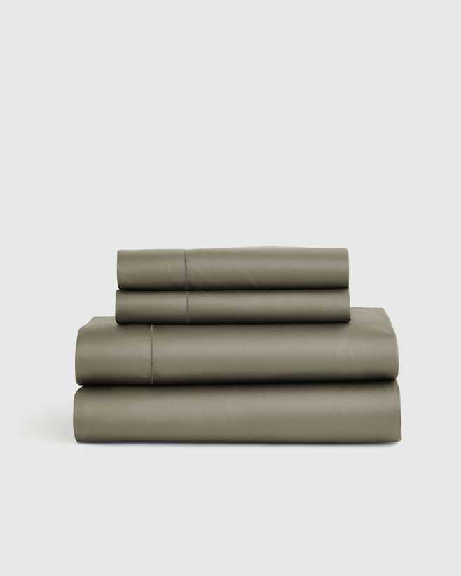 Dried Sage Signature Giza Cotton Sateen Sheet Set