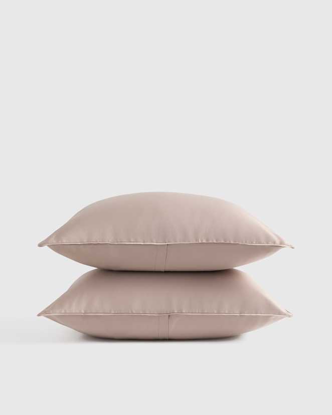 Stone Organic Cotton Sateen Sham Set
