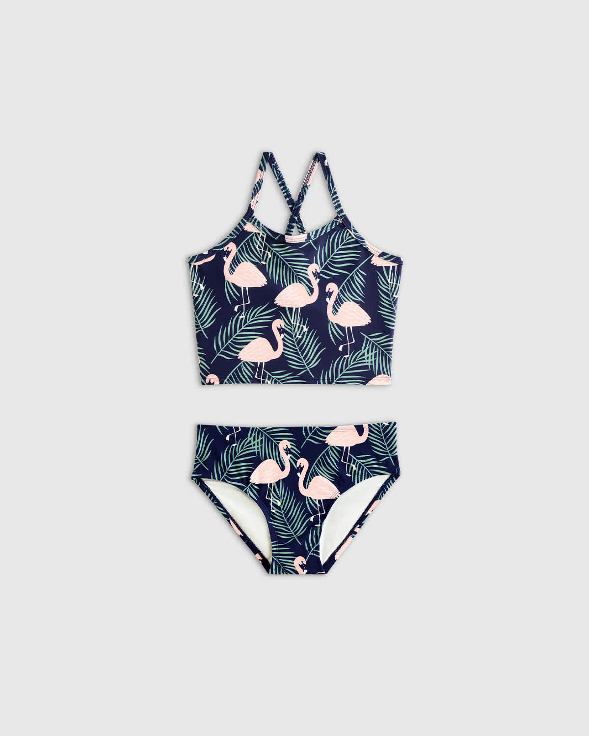 Flamingo Palms Tankini Swimsuit