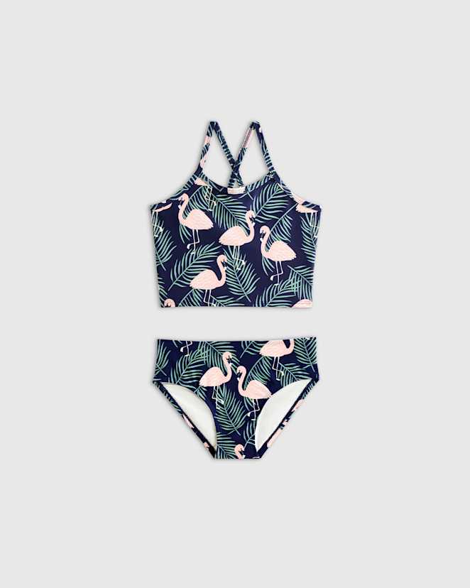 Flamingo Palms Tankini Swimsuit