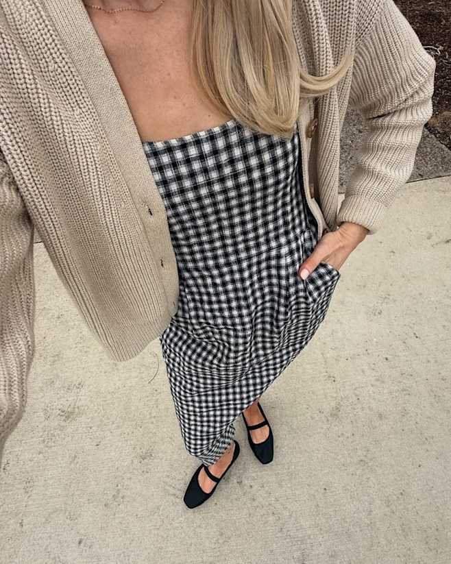 Speckled Beige 100% Organic Cotton Fisherman Boxy Cropped Cardigan