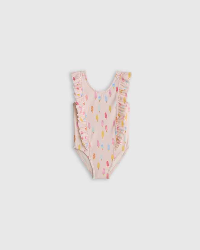 Popsicles Ruffle One Piece Swimsuit