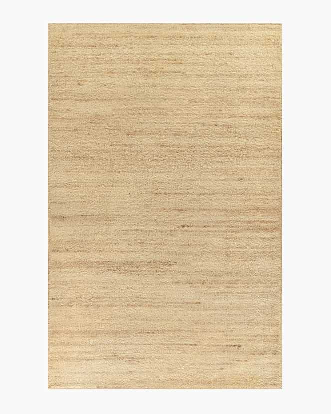 Beige Frankie Wool Shag Rug