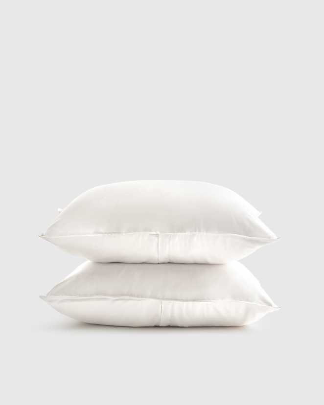 White Bamboo Sham Set