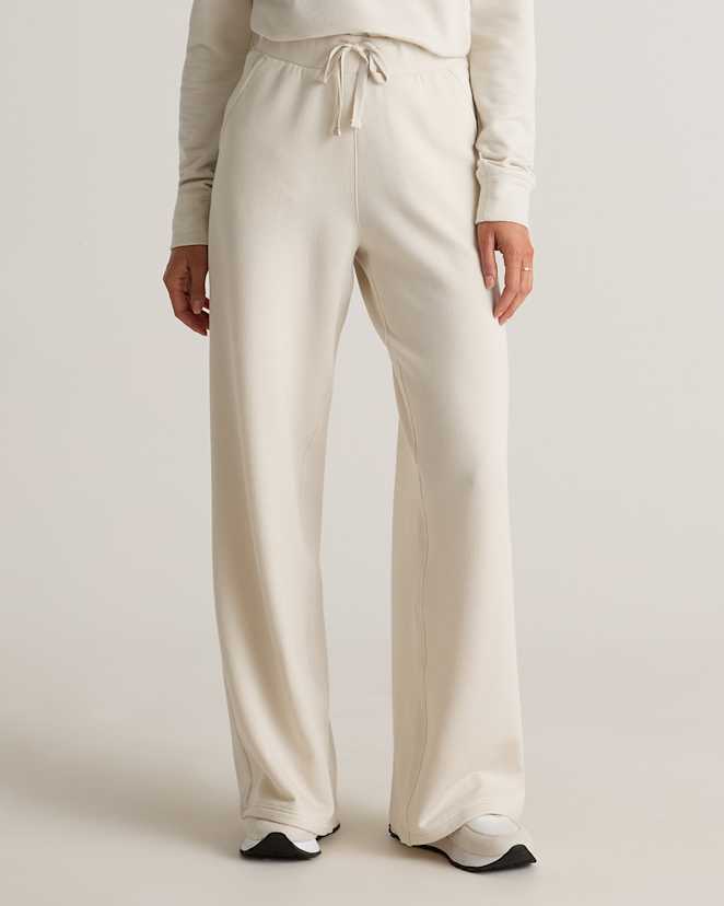 Off-White SuperSoft Fleece Wide Leg Pants