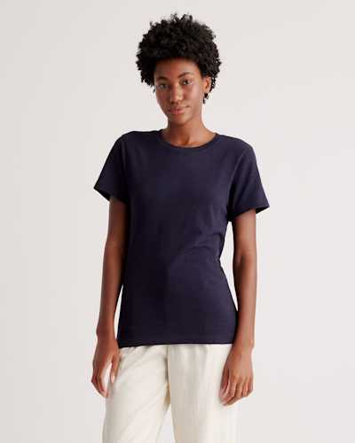 100% Organic Cotton Slub Crewneck Tee