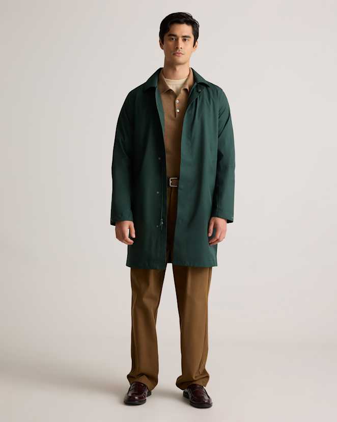 Dark Spruce Weather Proof Long Rain Jacket
