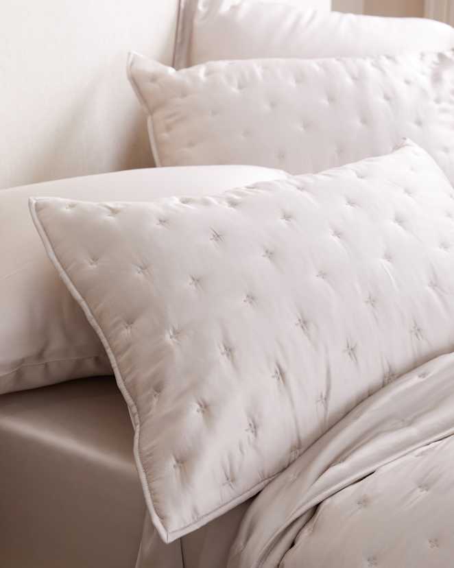 Sand Ensemble de taies décoratives de rêve matelassées en bambou