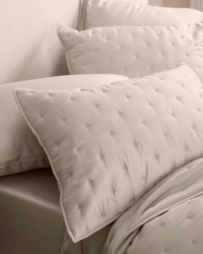 Sand Bamboo Dream Quilted Sham Set