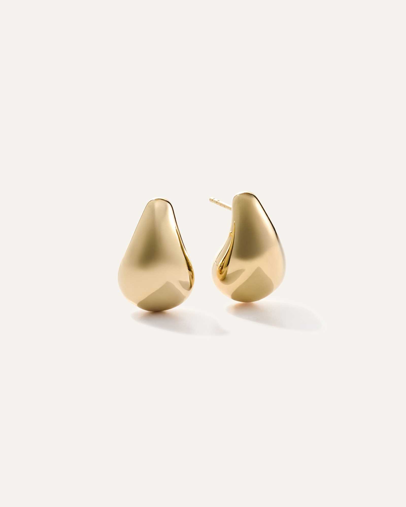 Gold Vermeil Teardrop Earrings