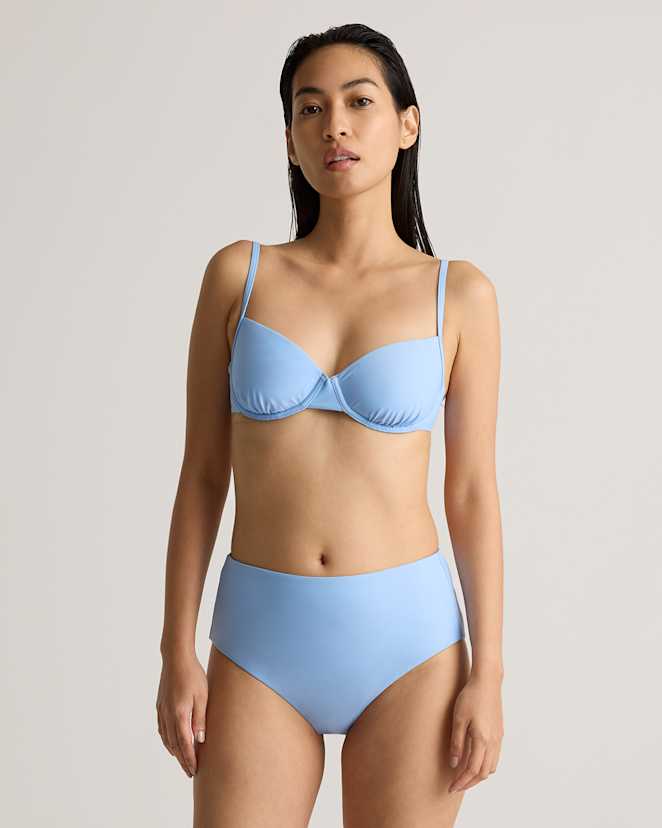 Clear Blue Sky Italian Demi Bikini Top
