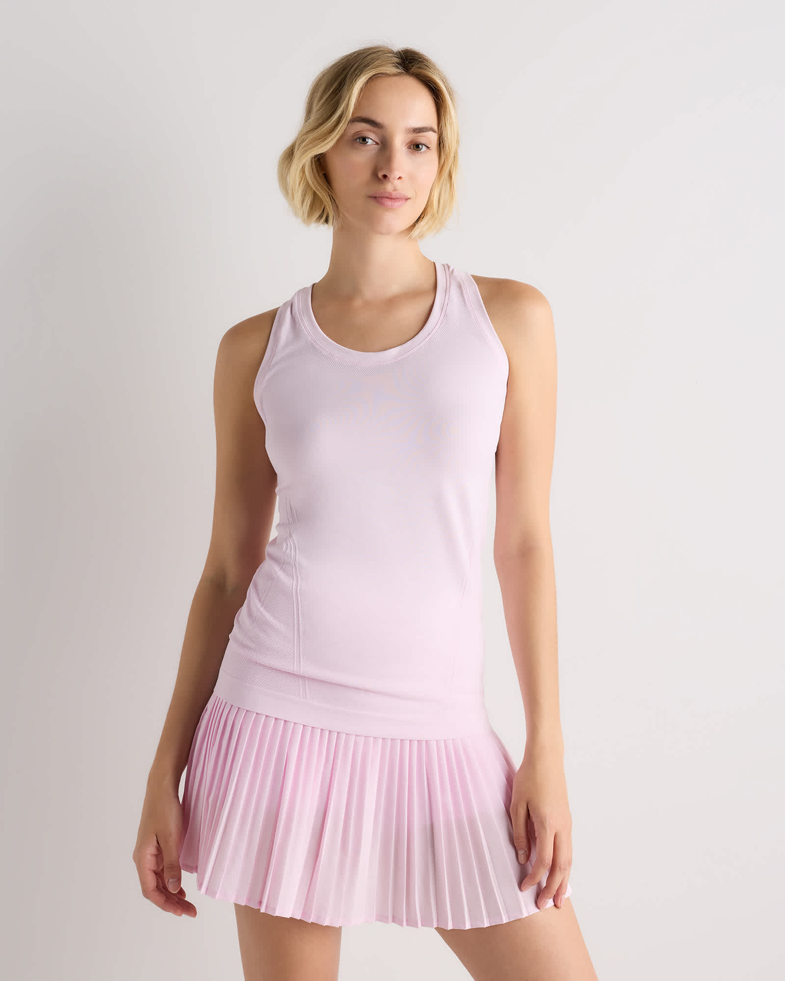 Petal Pink Seamless Racerback Tank