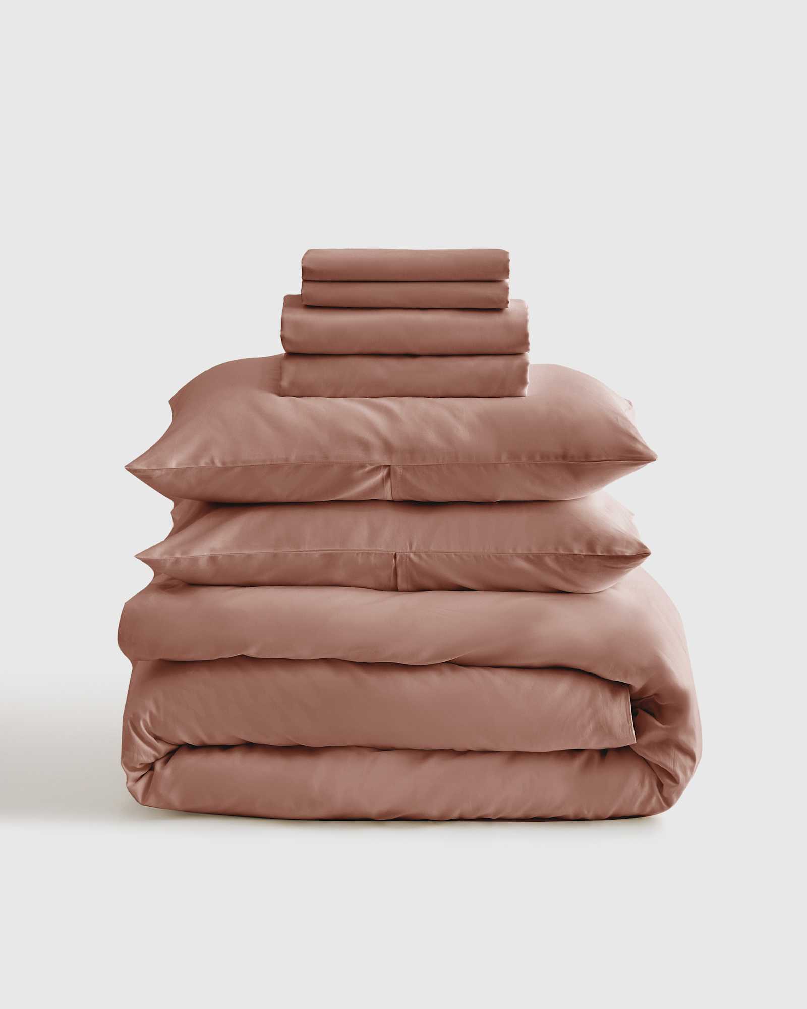 Sateen Clay duvet bundle