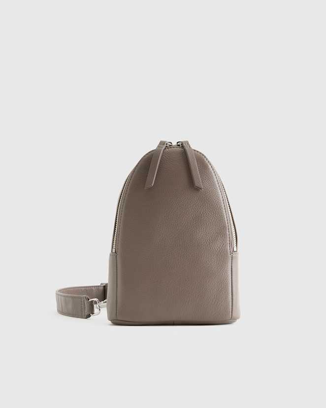 Mink Italian Leather Sling Pack