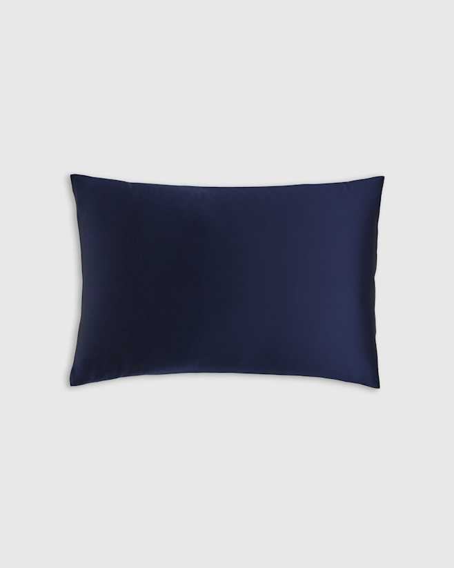 Navy 100% Mulberry Silk Pillowcase