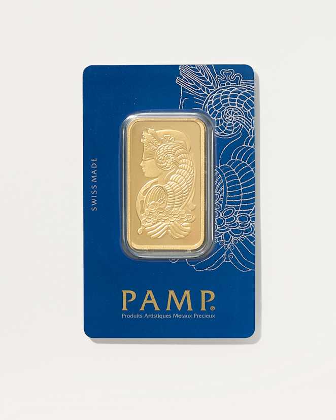 Gold 1 oz Gold Bar PAMP Lady Fortuna Veriscan (In Assay)