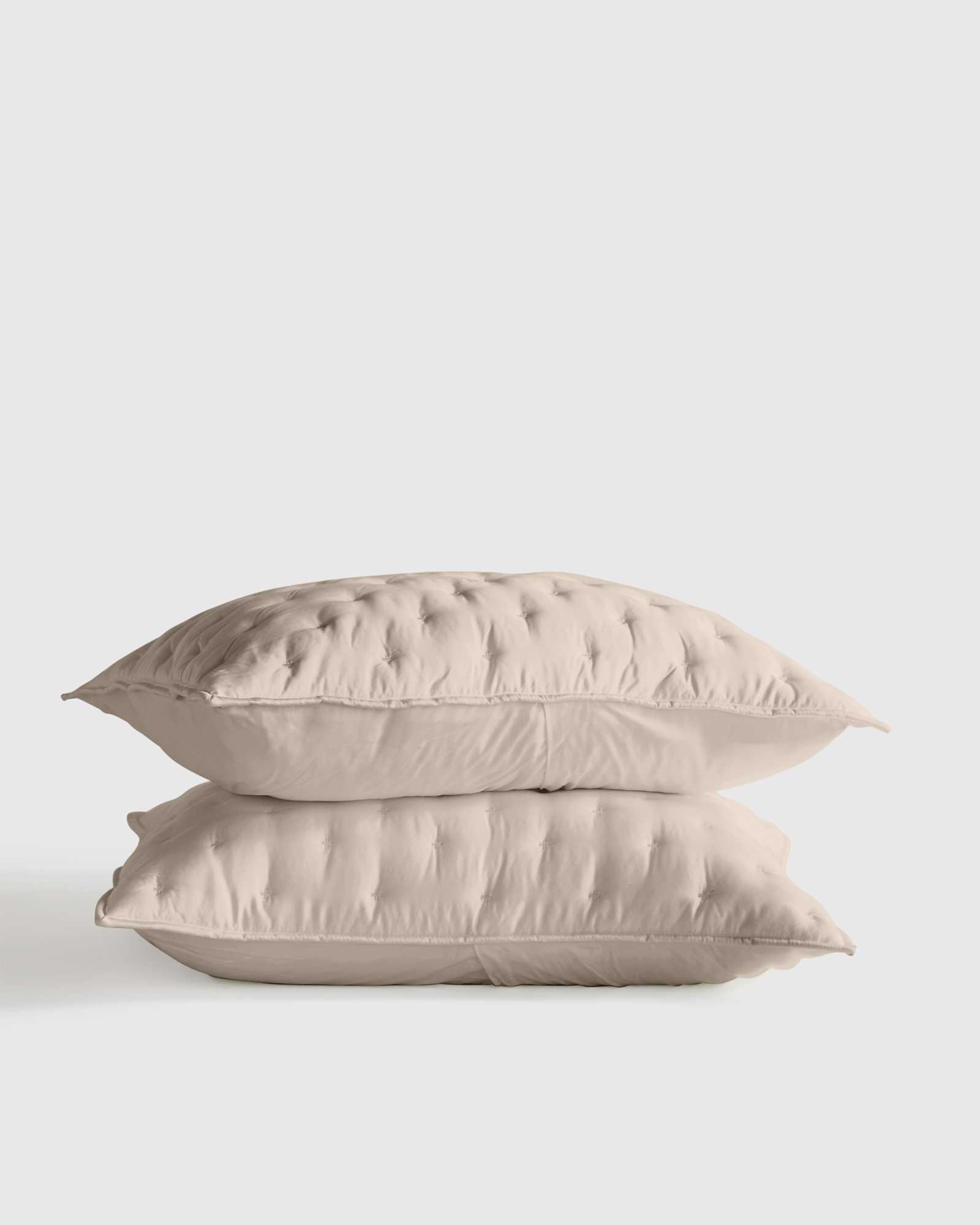 Sand Bamboo Dream Quilted Sham Set