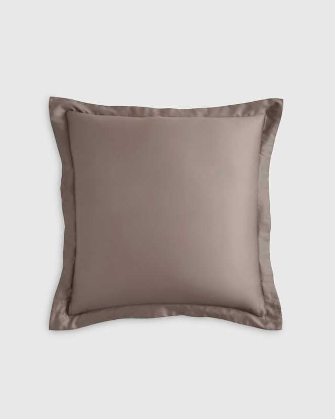 Stone Taie européenne Signature en satin de coton Giza