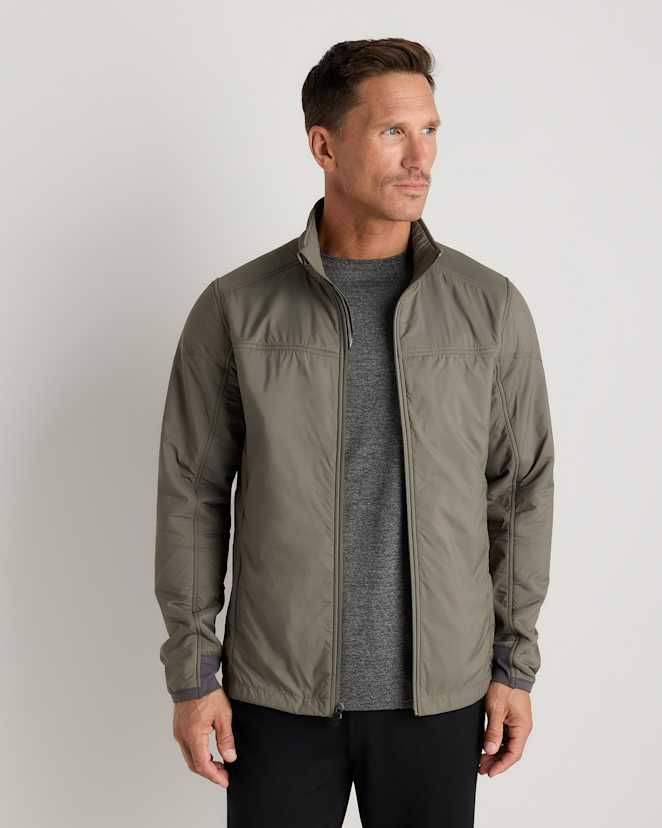 Faded Cargo Green Weather Proof Fleece-Lined Jacket