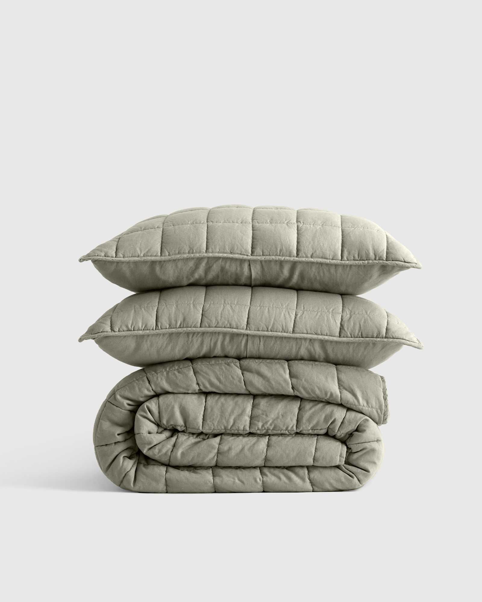 willowleaf European Linen Box Quilt Set