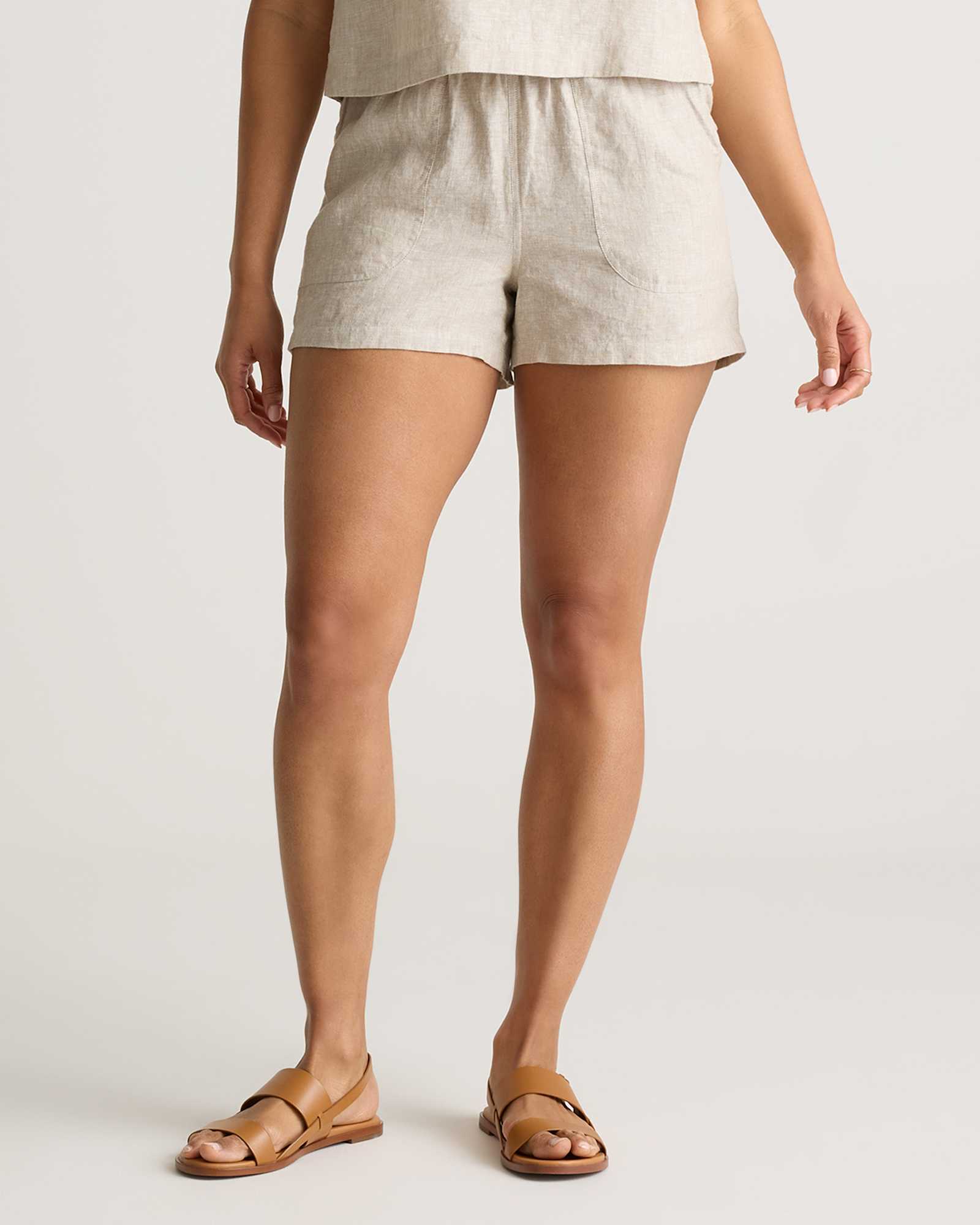 flax 100% European Linen Shorts