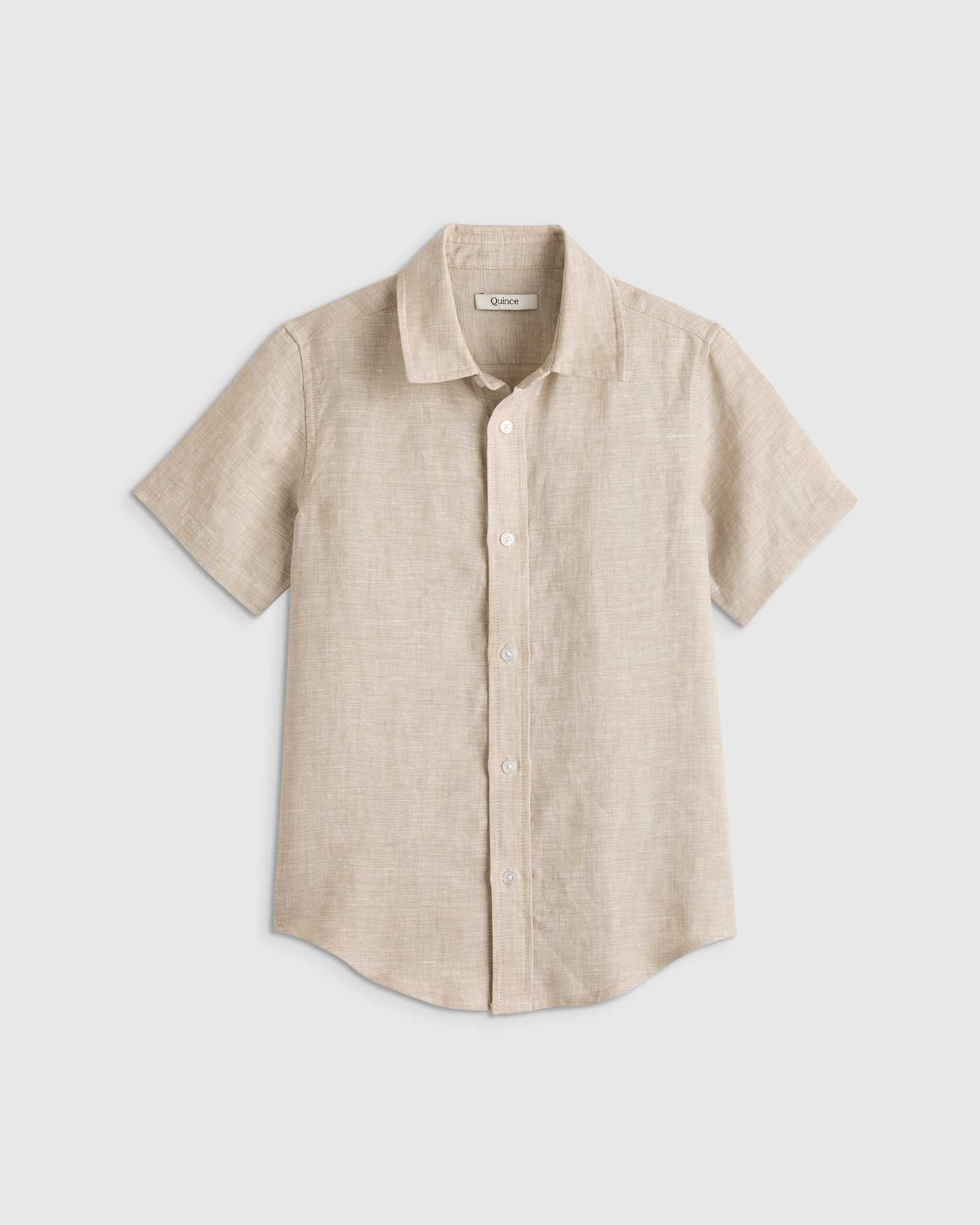 Flax 100% European Linen Short Sleeve Shirt