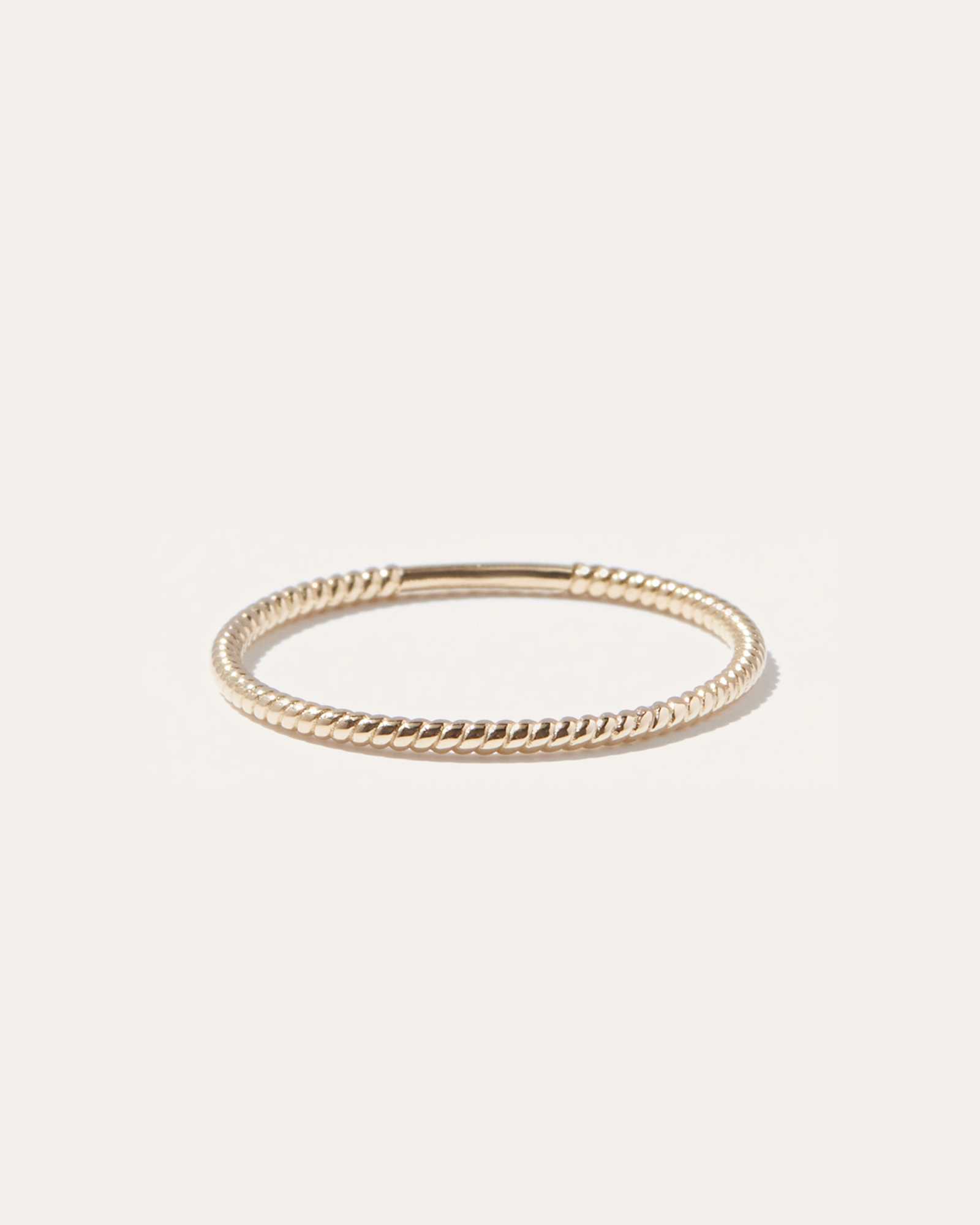 yellow-gold 14K Gold Twist Ring
