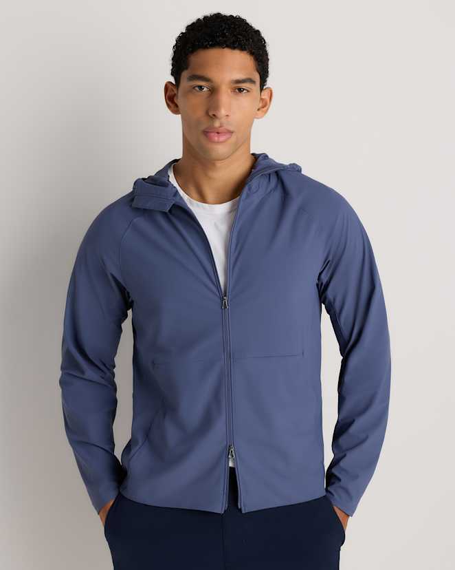 Storm Blue Packable Performance Training Jacket