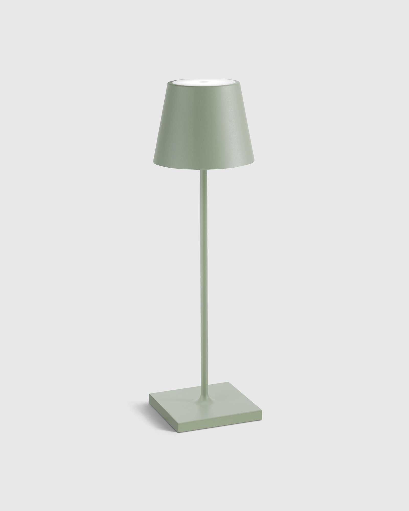sage Poldina Pro Rechargeable Table Lamp by Zafferano