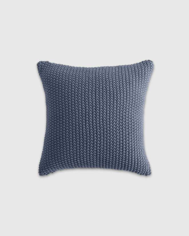 Mineral Housse de coussin style pêcheur en coton