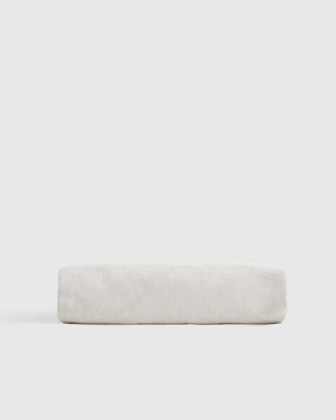 Sand European Linen Fitted Sheet