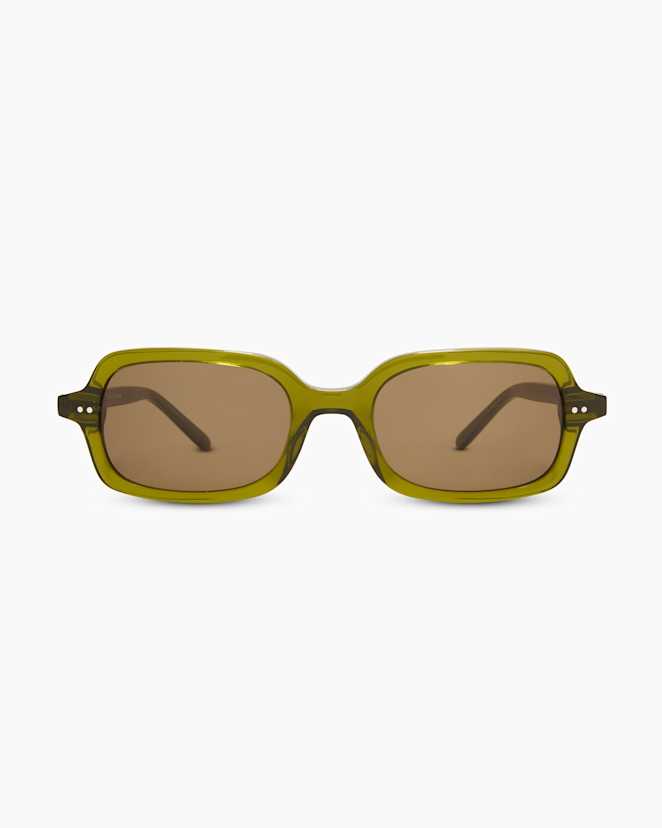 Moss with Brown lens Santiago Polarized Acetate Sunglasses
