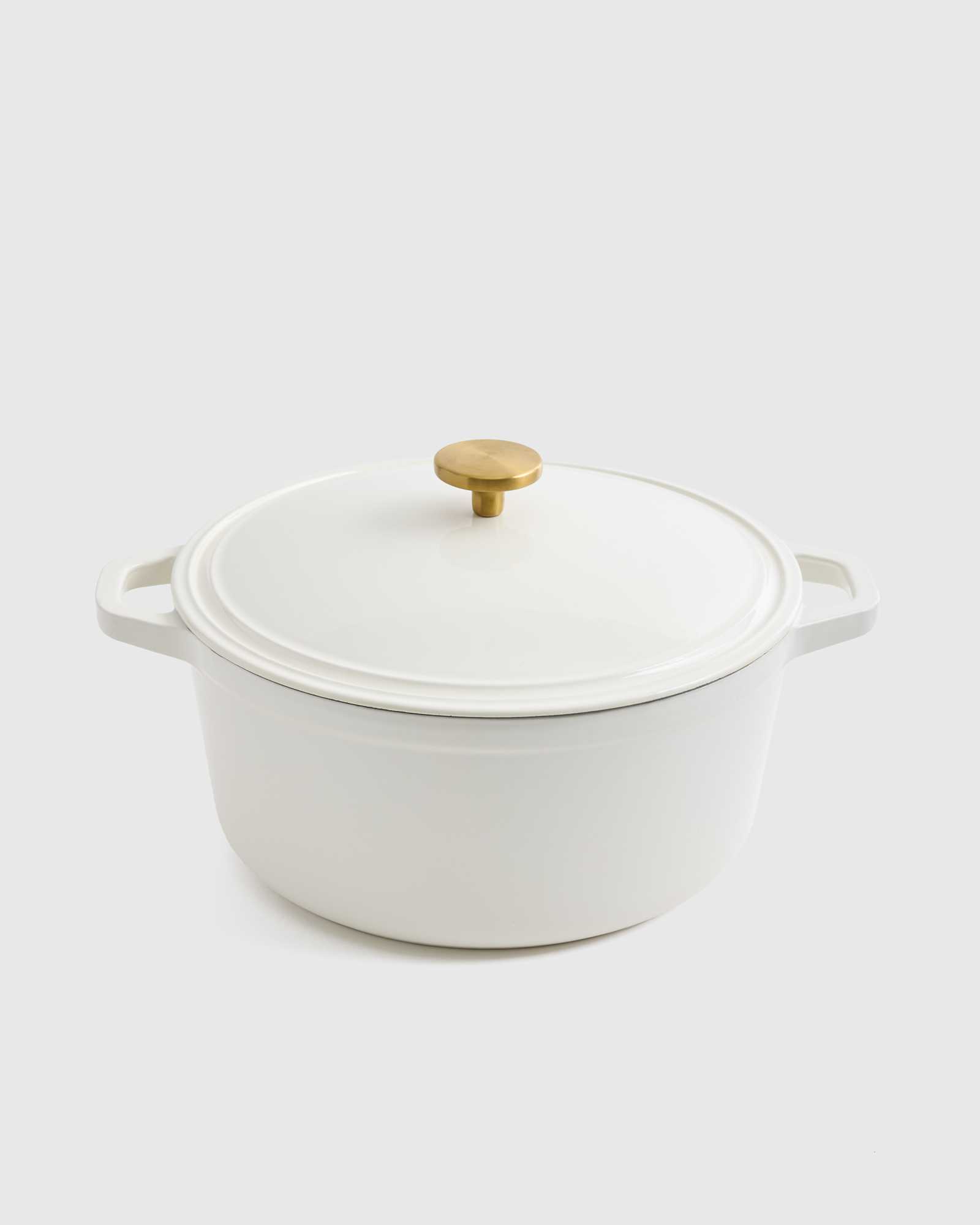 ivory Enameled Cast Iron 6.5QT Dutch Oven