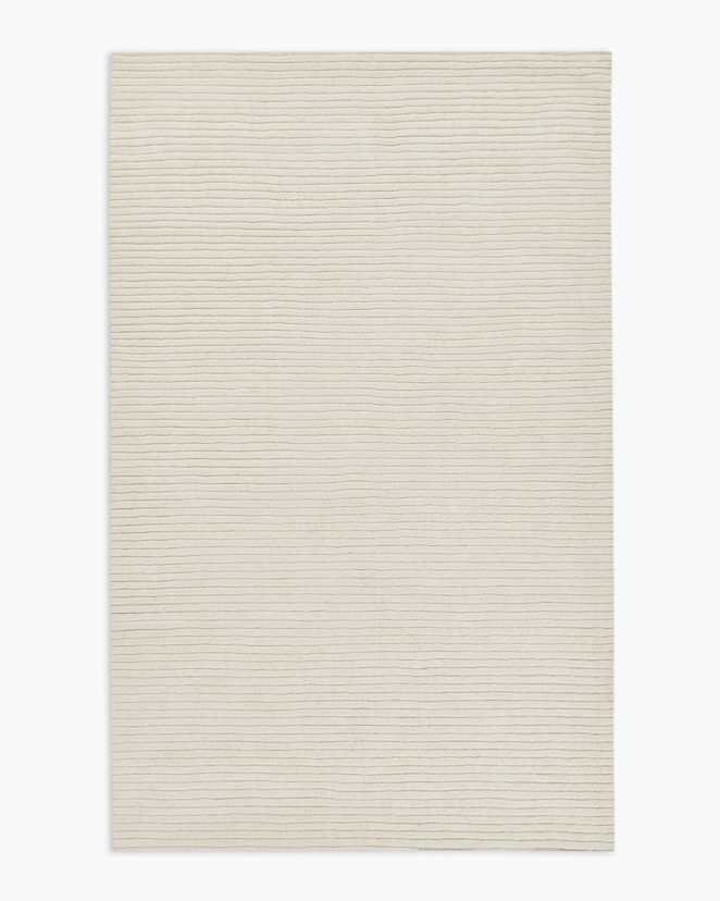 White Remington Hand-Loomed Wool Rug