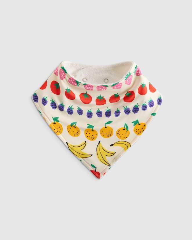 Fruit Stripe Baby Bamboo Bib