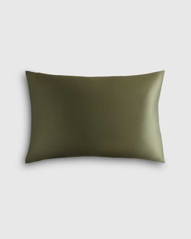 Dusty Olive 100% Mulberry Silk Pillowcase