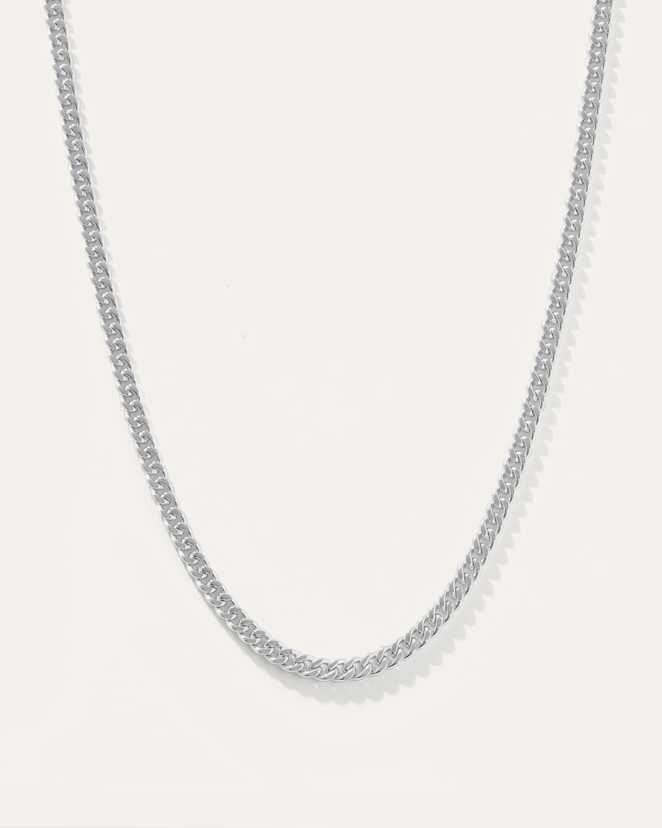 Sterling Silver Cuban Curb Chain Necklace