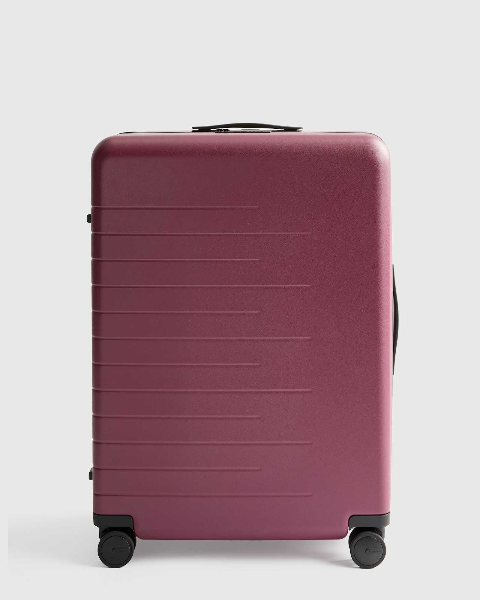 wine Expandable Large Check-In Suitcase