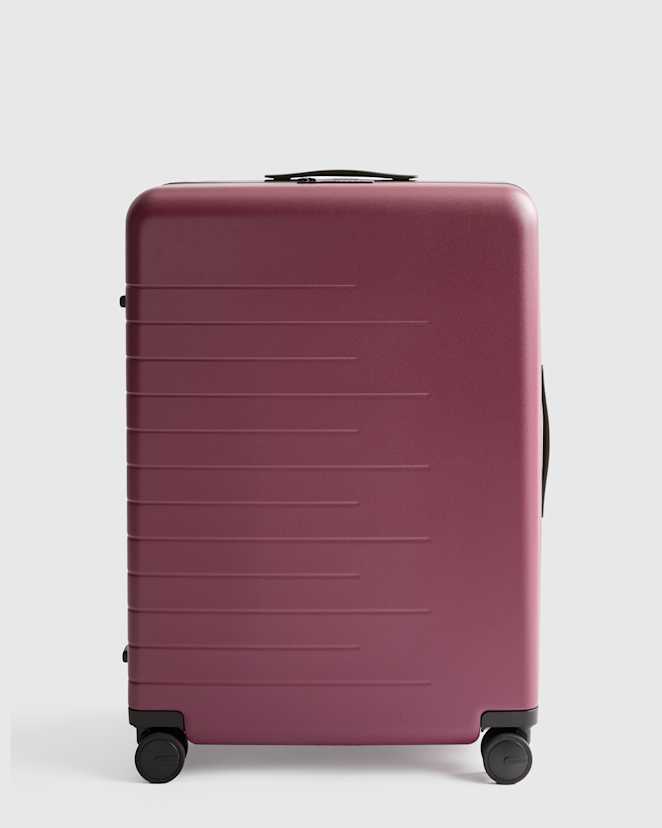 Wine Expandable Large Check-In Suitcase