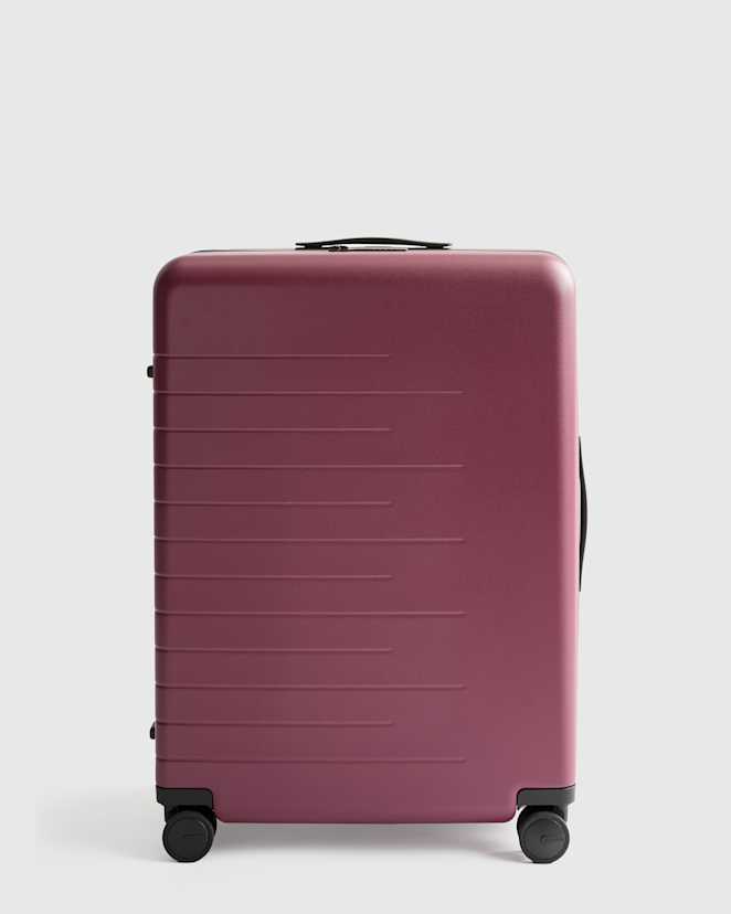 Wine Expandable Large Check-In Suitcase