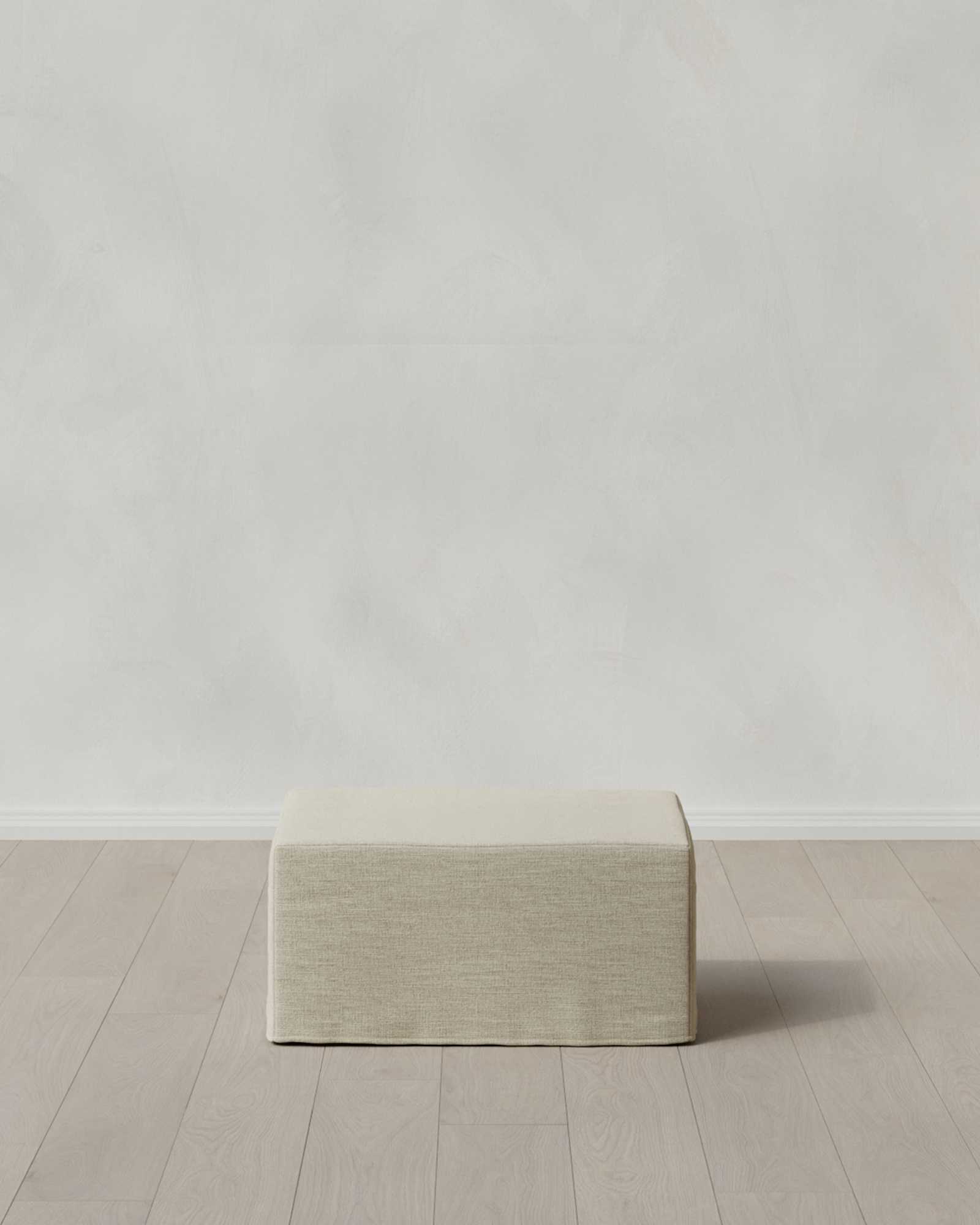 Slipcover Ottoman Bru MEX Sand