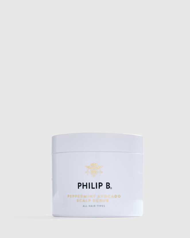 No Color Peppermint Avocado Scalp Scrub by Philip B. Botanicals
