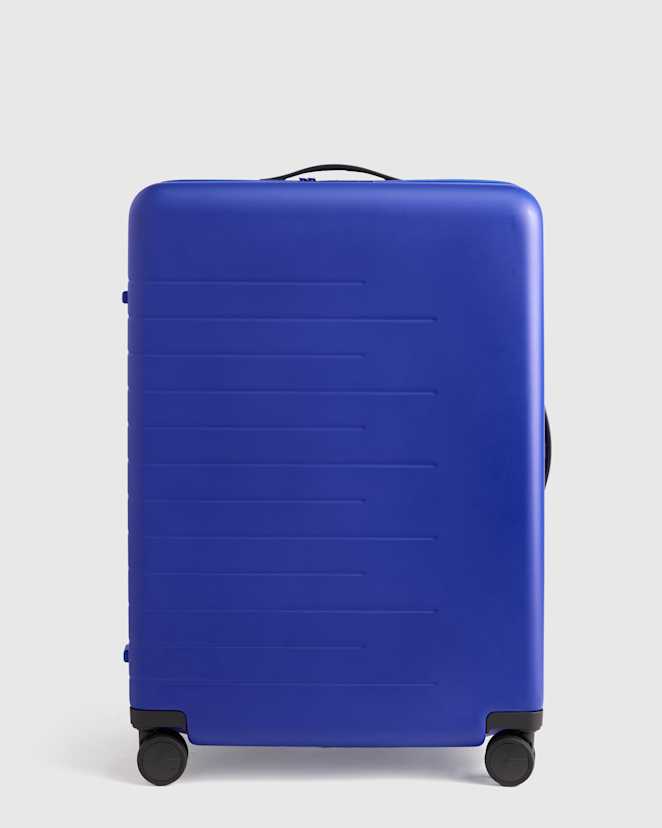 Coastal Cobalt Expandable Large Check-In Suitcase