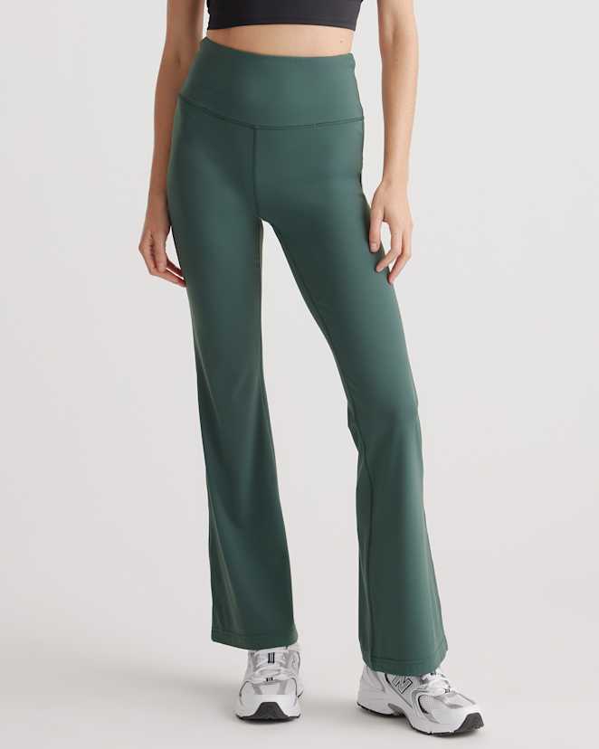 Forest Green Ultra-Form High-Rise Flared Pants