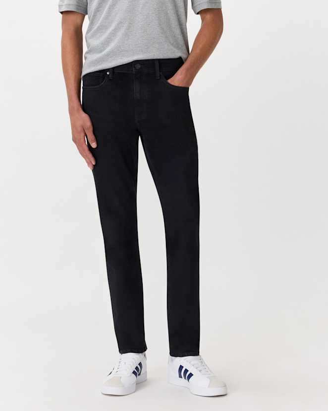 Black Warren Stretch Slim Jeans